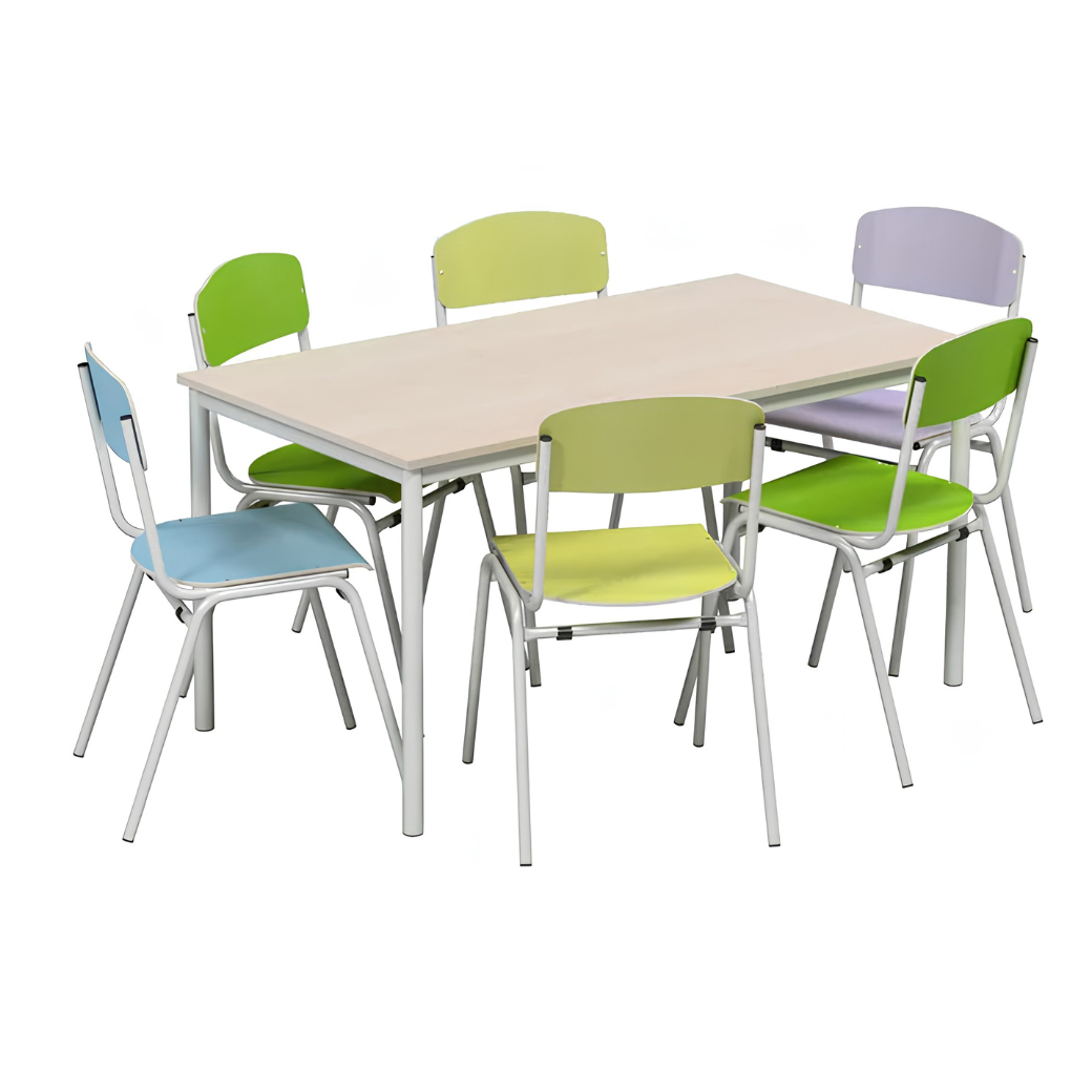 GEROM classroom table and chairs set